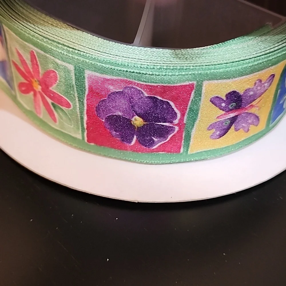 3 Rolls Kirkland Wire-edged Ribbon, 65 yards approx total